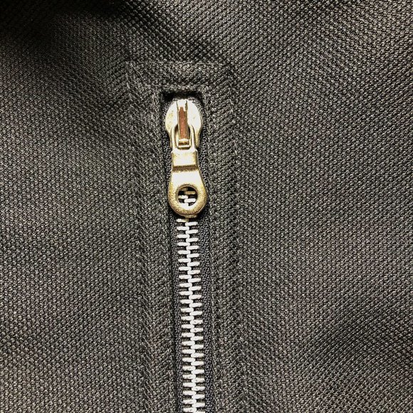 GAUDI Italy 90s vintage black bomber windbreaker jacket Sz L - Picture 5 of 7